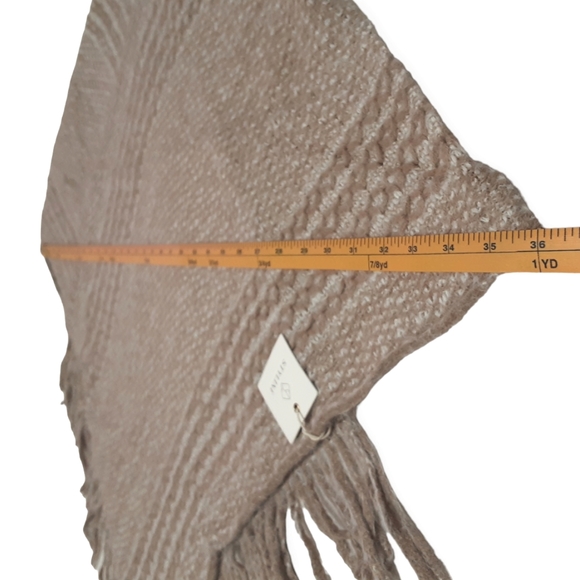 Poncho Sweater With Fringe - Picture 9 of 11